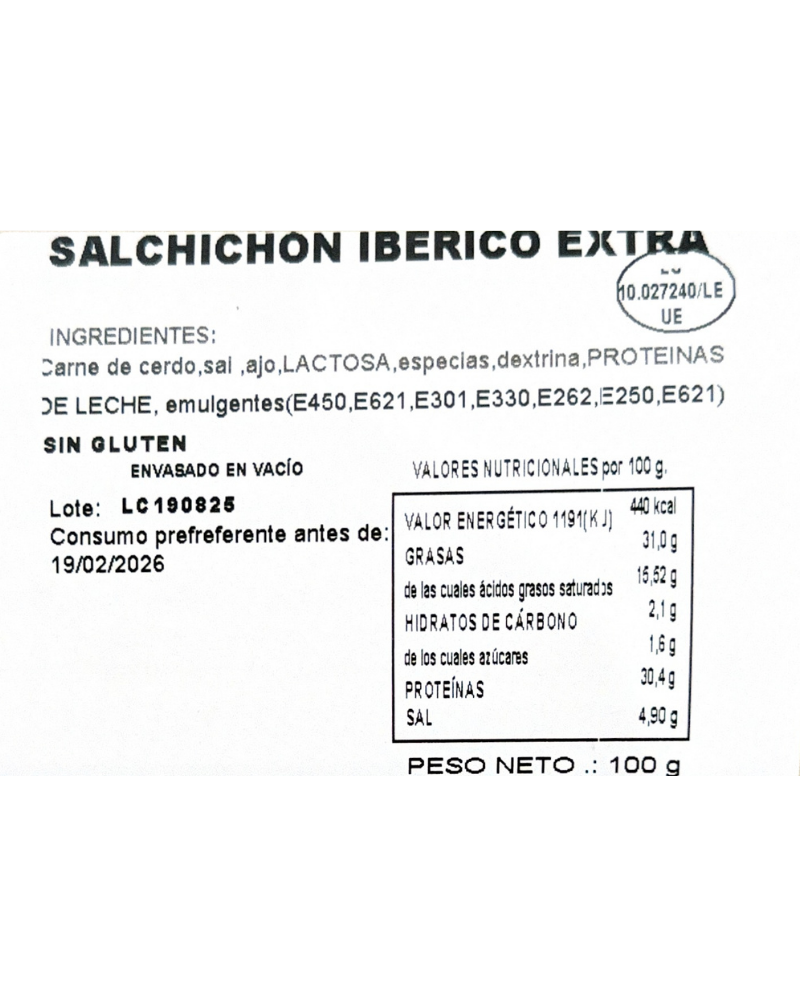 Salchichón Extra - 100g - Imagen 4